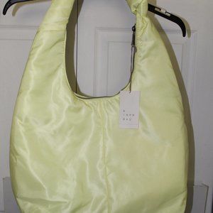 Zip Closure Knotted Crossbody Bag - A New Day, Lime